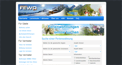 Desktop Screenshot of fewo.ch