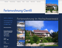 Tablet Screenshot of gentili.fewo.ag